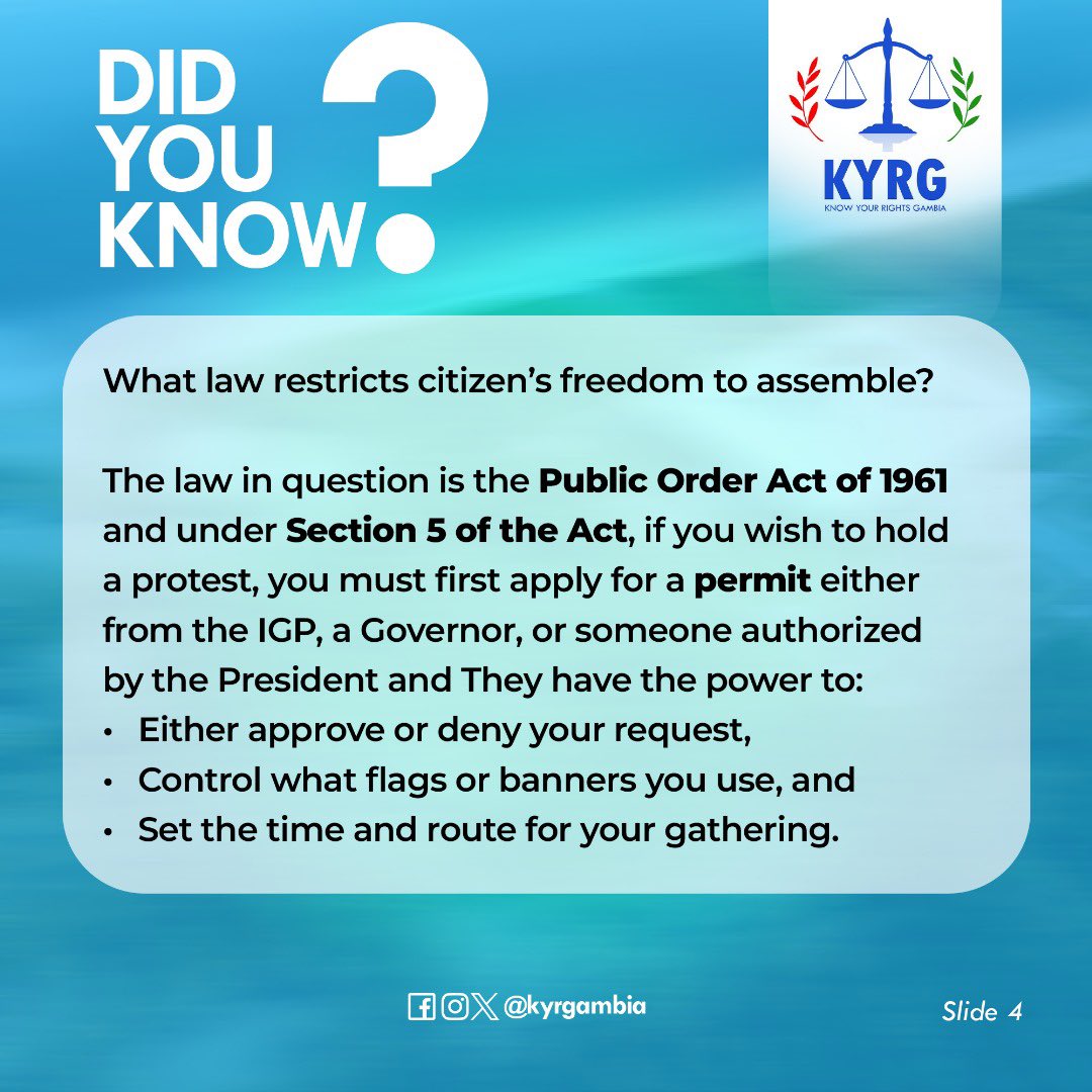 Know Your Rights Gambia tweet media