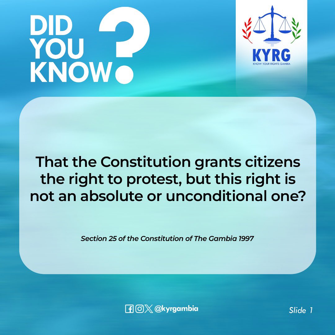 Know Your Rights Gambia tweet media