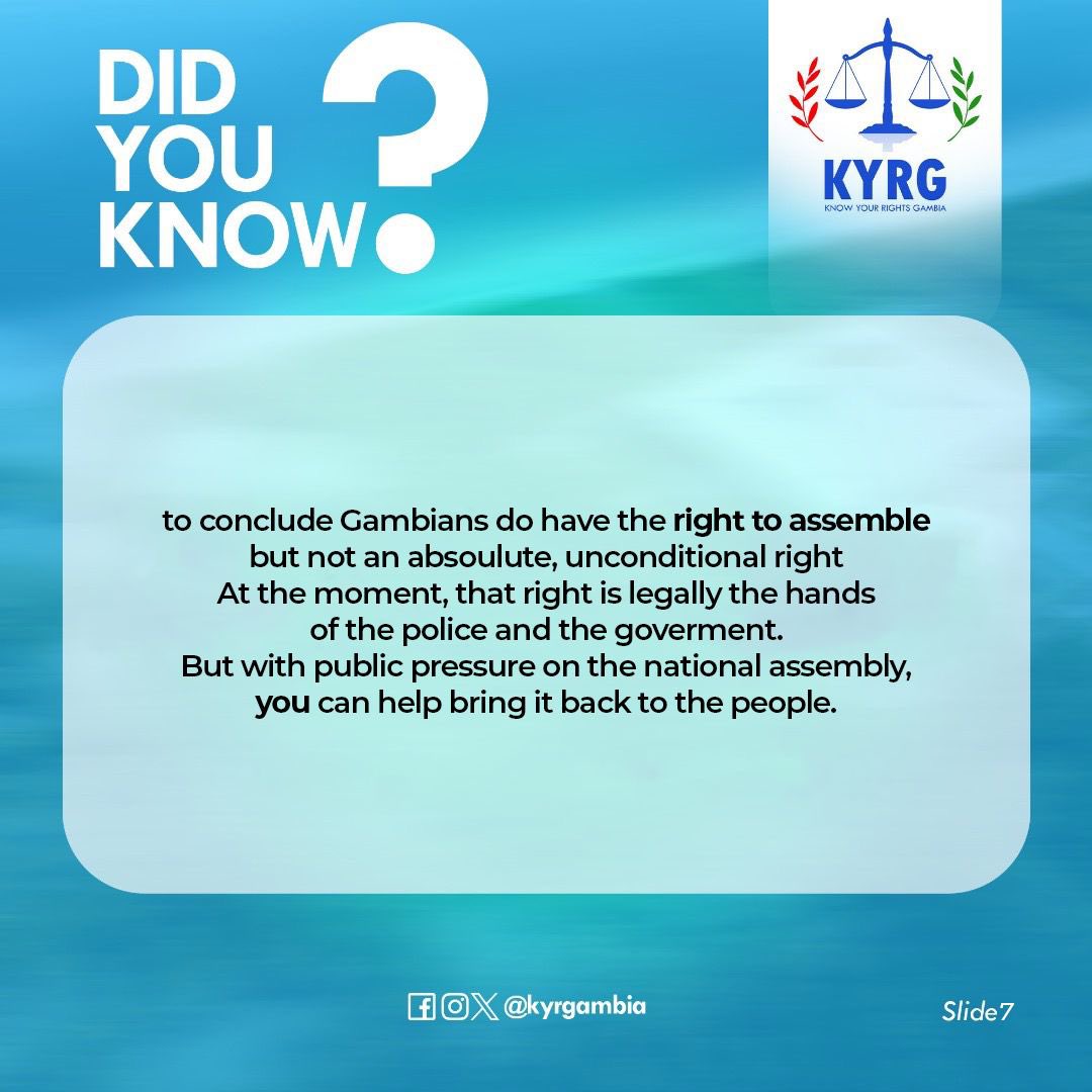 Know Your Rights Gambia tweet media
