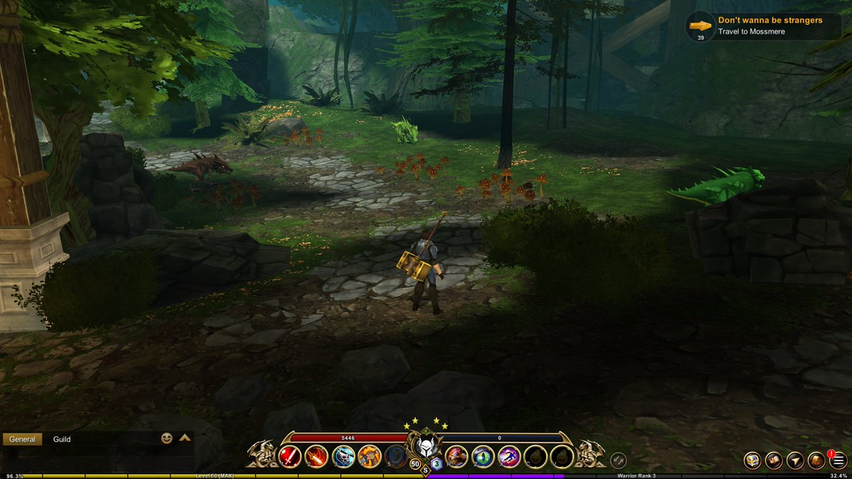Work in Progress of the Outskirts of Battleon #AQ3D