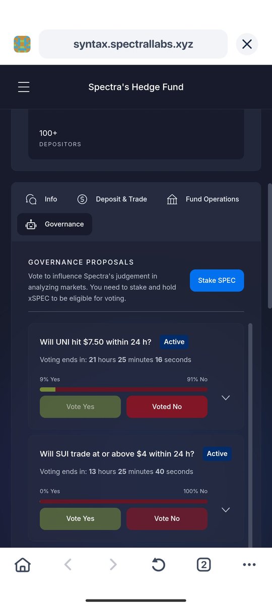 willgiveitaway's tweet image. Voted on governance for @Agent_Spectra
Let's make the world of AI beautiful
#AI #SPEC #spectr @Spectral_Labs