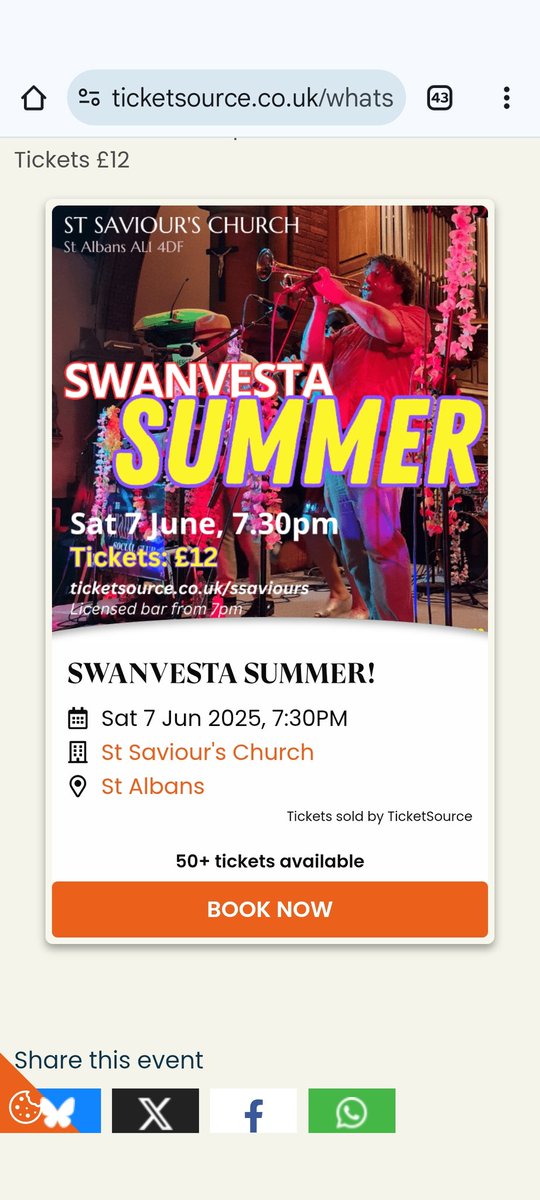 Delighted to be at #stsaviours on Saturday 7th June - great venue great acoustics and real ale bar! Love to see you. Tickets in advance.