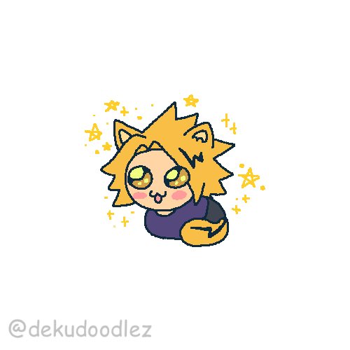 dekudoodlez's tweet photo. electric friend magically turned into a little meowing meowmeow or like a guy with cat ears and a tail uhhhh ok at least he’s a happy loaf I guess but also not a thought in that head

thank you lei!!! https://t.co/xguD2jMWWV