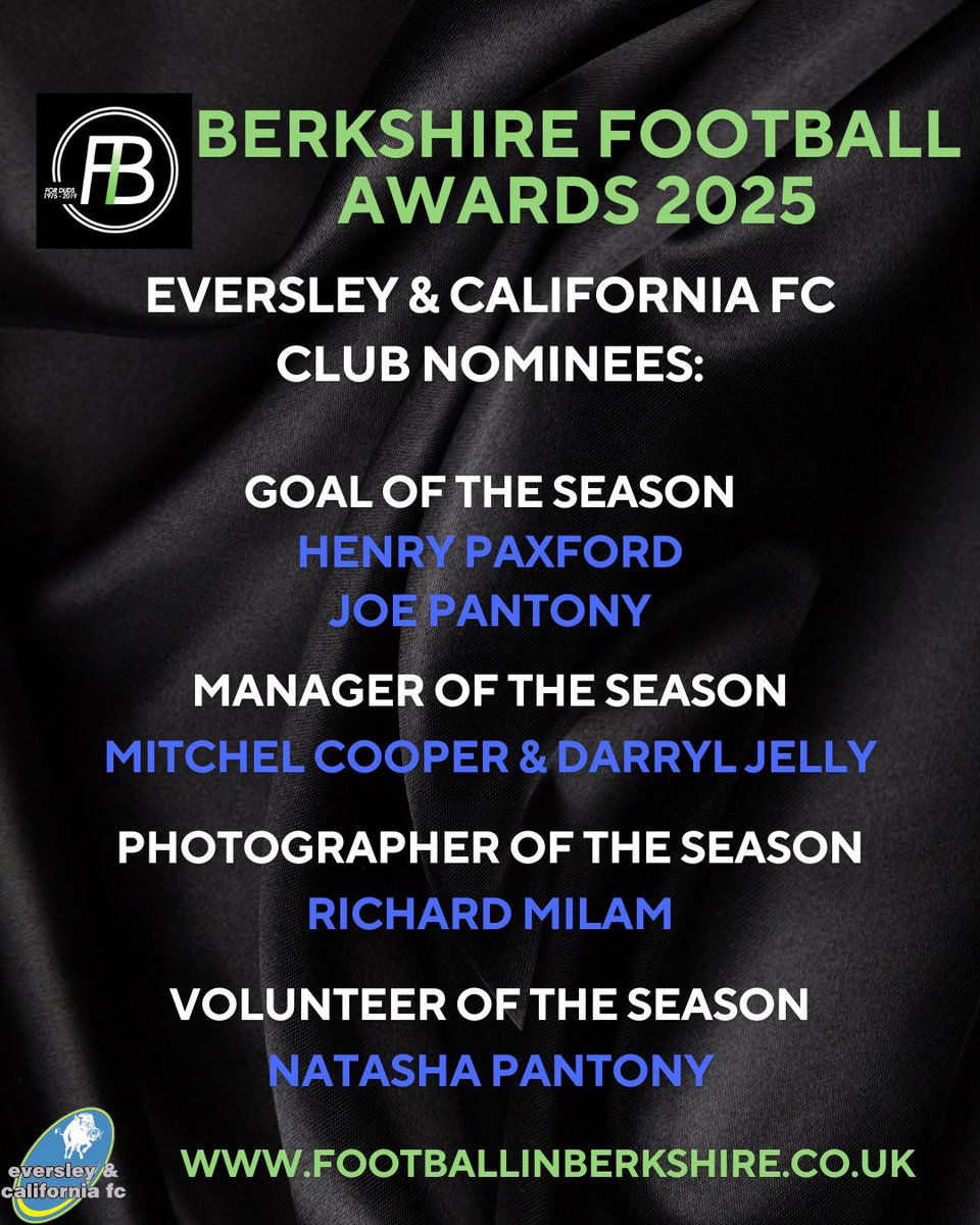 Eversley & California FC π (@eversleycalifc) on Twitter photo πππ«π€π¬π‘π’π«π π
π¨π¨ππππ₯π₯ ππ°ππ«ππ¬ - ππ¨ππ«π¬ ππ¨π¦π’π§πππ¬.
Thank you to all those who voted for our Boars. We look forward to seeing if any of our nominees become winners.
Link to the full list here - tinyurl.com/ex4yuupj
#UpTheBoarsπ <a href="/fiberkshire/">Football in Berkshire</a> πππ«π€π¬π‘π’π«π π
π¨π¨ππππ₯π₯ ππ°ππ«ππ¬ - ππ¨ππ«π¬ ππ¨π¦π’π§πππ¬.
Thank you to all those who voted for our Boars. We look forward to seeing if any of our nominees become winners.
Link to the full list here - tinyurl.com/ex4yuupj
#UpTheBoarsπ <a href="/fiberkshire/">Football in Berkshire</a>
