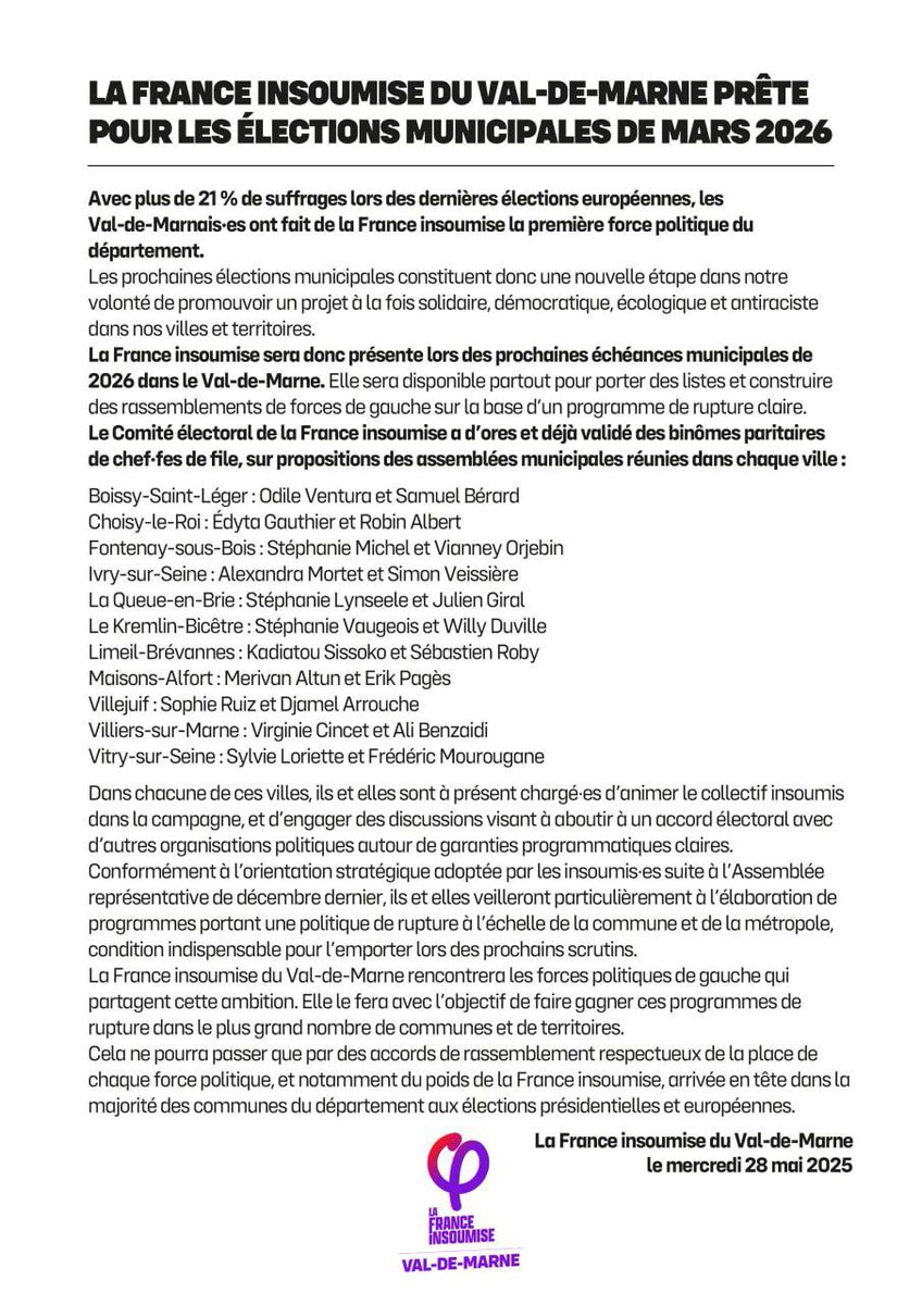 La France insoumise Val-de-Marne tweet media