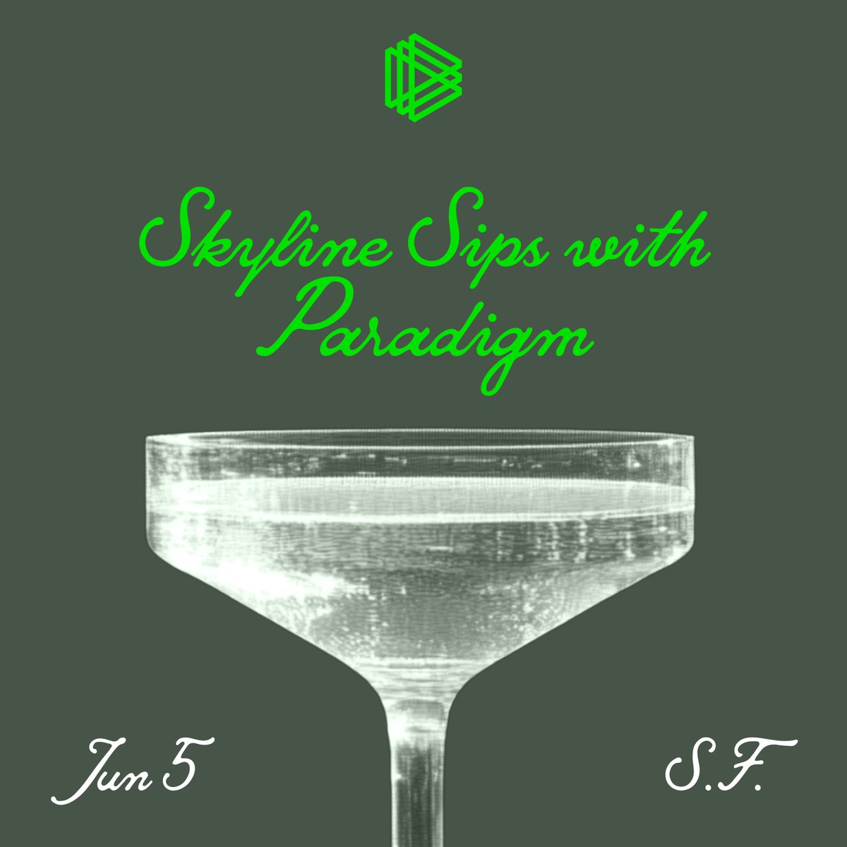 We're hosting a happy hour at our favorite rooftop in San Francisco on Thursday next week.

Come hang with the Paradigm crew and community from 5-8pm! 

Details below