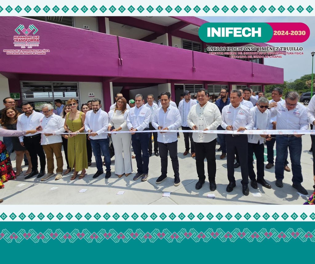 CarlosIldelfon1's tweet photo. Acompañamos al gobernador @ramirezlalo_ a la entrega de edificio de dos niveles con 8 aulas equipadas en la Universidad Politécnica de Tapachula, durante el evento, el gobernador expresó su satisfacción por visitarlos y reafirmó su compromiso con la juventud chiapaneca. https://t.co/lWKLNs0HFt
