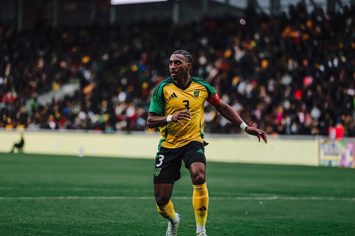 Amariibell's tweet photo. An honor beyond words—leading my country as captain of the Reggae Boyz. For the flag, for the people, for every dreamer wearing black, green, and gold. 🇯🇲 https://t.co/p9drU7BdO3