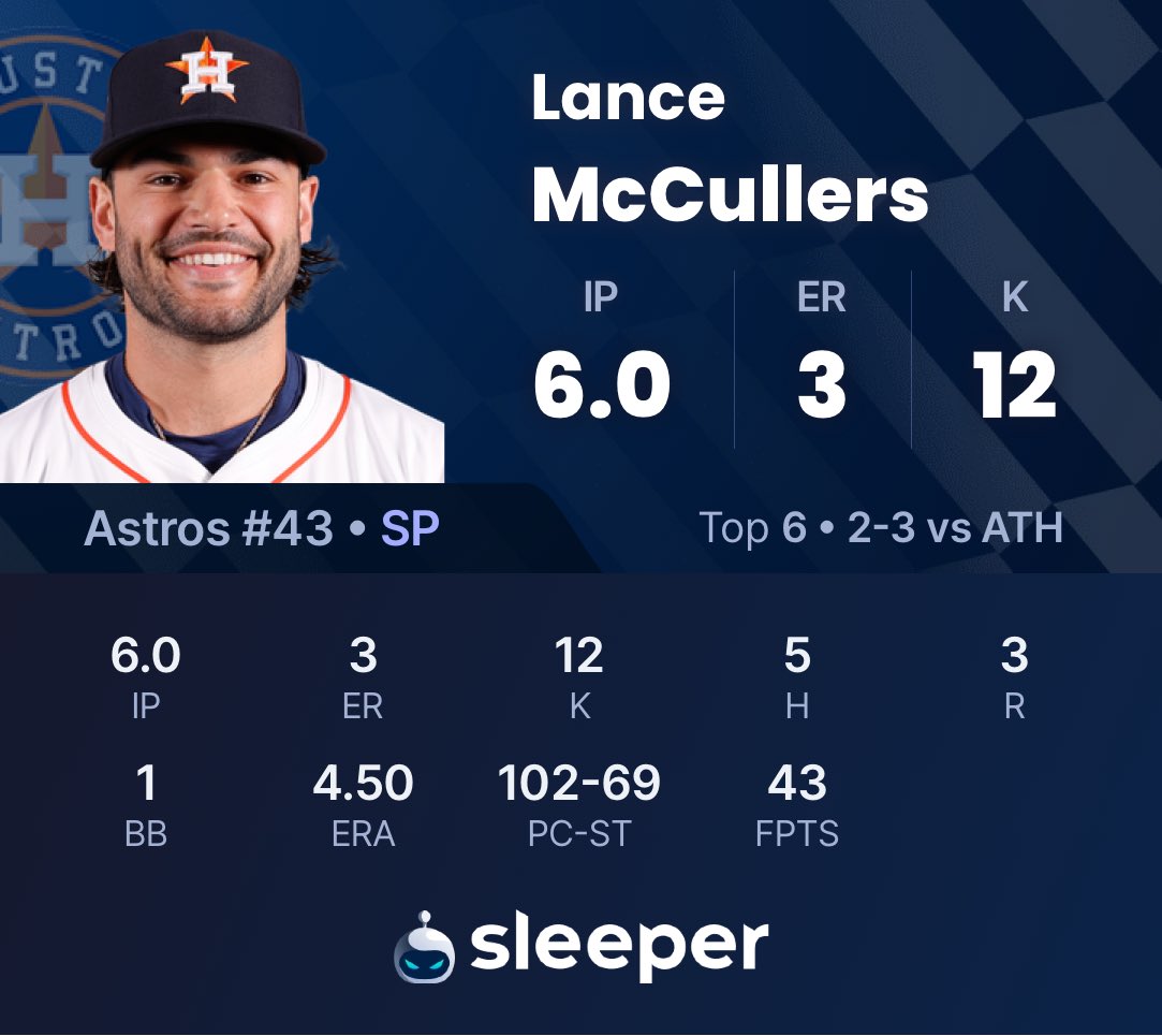 SleeperAstros tweet media