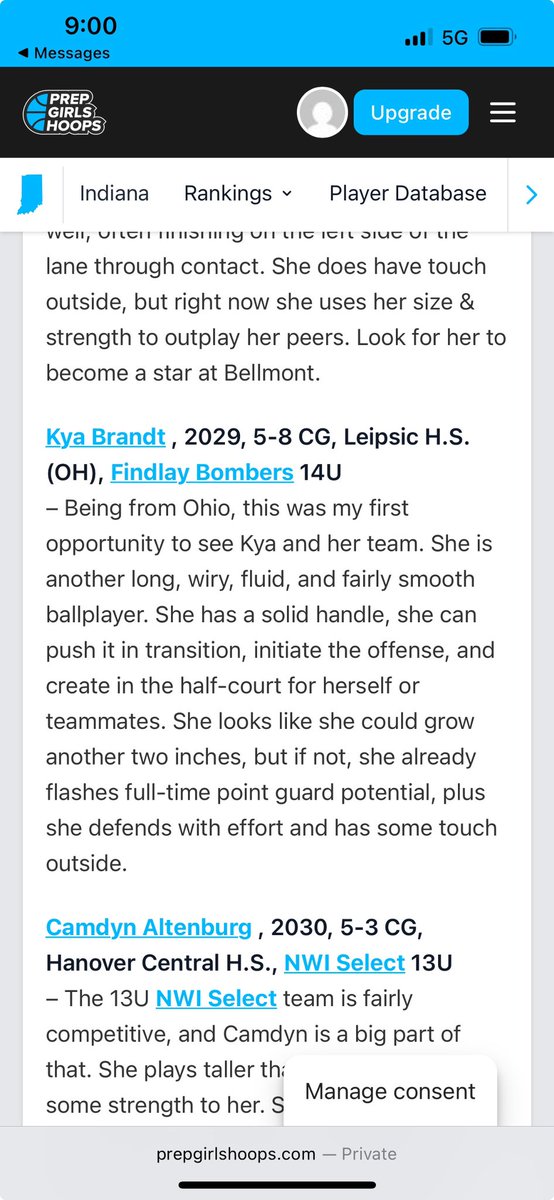 Kevin Brandt (@kbgongolfn) on Twitter photo A couple of nice write ups from last week’s AAU games in Indiana! I love to see the improvements she’s making in her overall game! And it’s nice to get recognition for all her hard work she puts in!
<a href="/JDabbs86/">Jim Dabbelt</a> <a href="/findlaybombers/">Findlay Bombers</a> <a href="/PGHCircuit/">Prep Girls Hoops Circuit 🏀</a>
<a href="/kyabrandt/">Kya Brandt</a> A couple of nice write ups from last week’s AAU games in Indiana! I love to see the improvements she’s making in her overall game! And it’s nice to get recognition for all her hard work she puts in!
<a href="/JDabbs86/">Jim Dabbelt</a> <a href="/findlaybombers/">Findlay Bombers</a> <a href="/PGHCircuit/">Prep Girls Hoops Circuit 🏀</a>
<a href="/kyabrandt/">Kya Brandt</a>