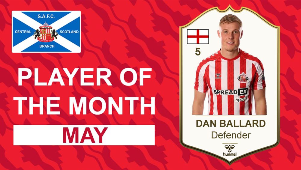 This could’ve gone to a few players, especially after the last game in May 😍

But the last branch player of the month for this season is the absolute colossal, deck chair body heading, Dan Ballard 💪

We’ll be back in august with our PREMIER LEAGUE, branch POTM awards 😎

#safc