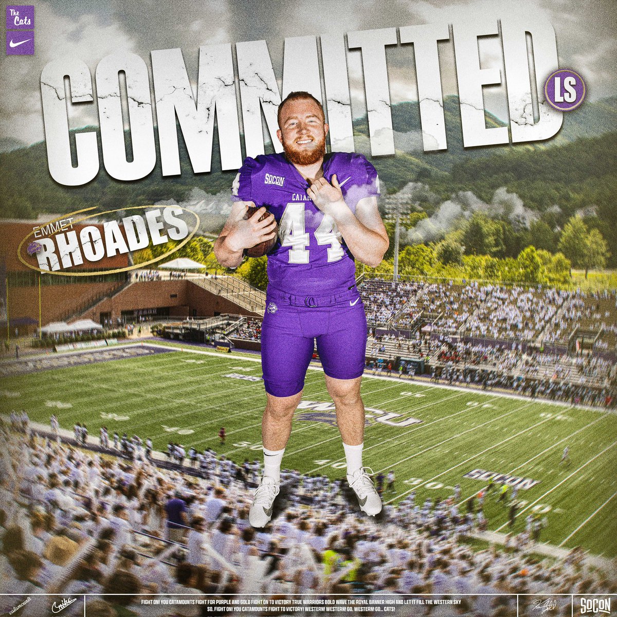 Emmet Rhoades (@emmet_rhoades) on Twitter photo Next stop! 100 committed!! <a href="/Coach_kwebb/">Coach Kerry Webb</a> <a href="/CatamountsFB/">Western Carolina Football</a> <a href="/NolanOwenLS/">Nolan's Long Snapping</a> Next stop! 100 committed!! <a href="/Coach_kwebb/">Coach Kerry Webb</a> <a href="/CatamountsFB/">Western Carolina Football</a> <a href="/NolanOwenLS/">Nolan's Long Snapping</a>