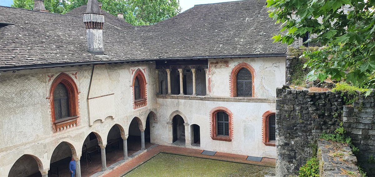 The picture was taken at the #Locarno #Castle- a great palce to visit and put yourself back into medieval times. #Castello