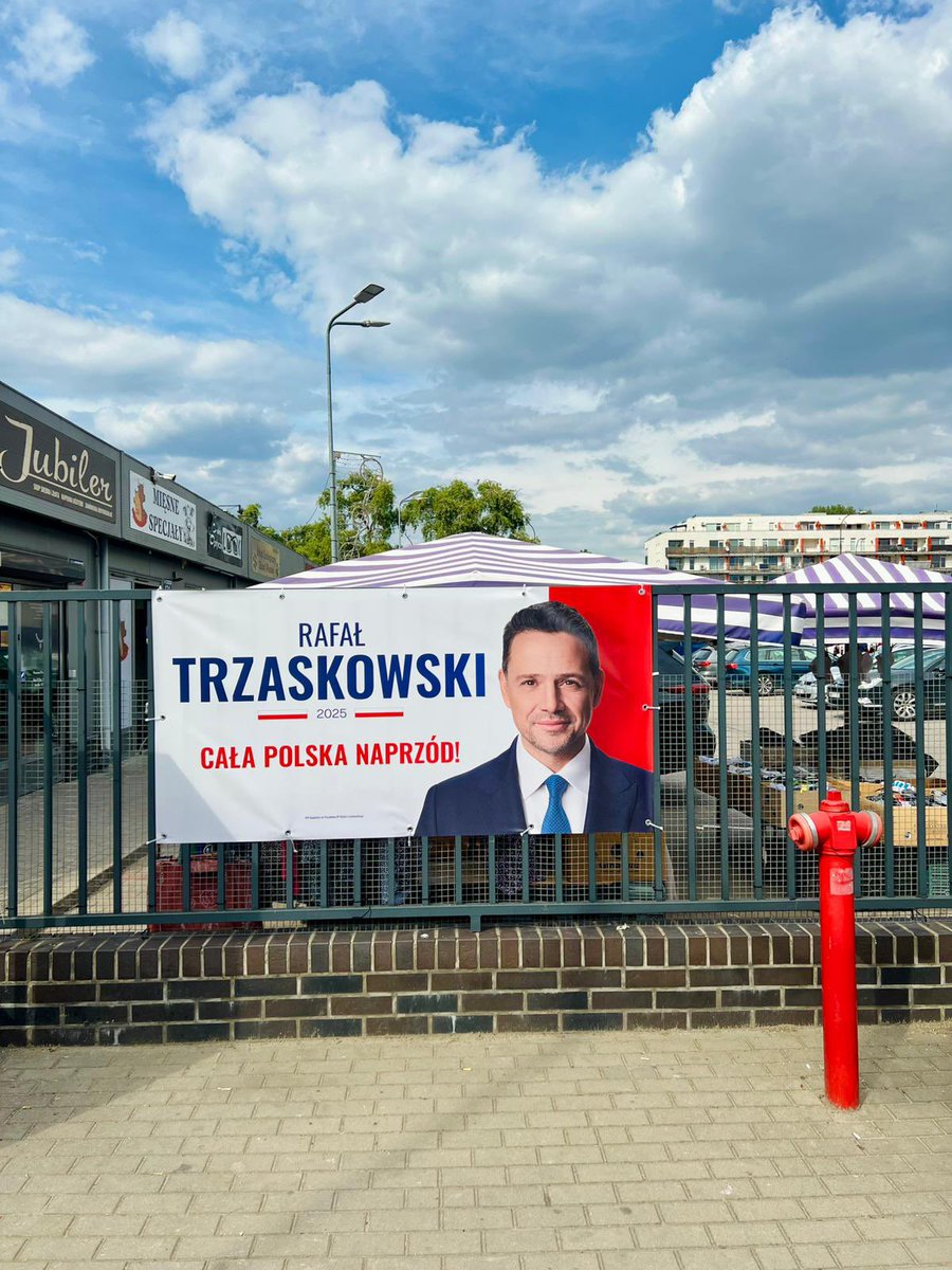 Dziś kolejne banery powieszone 😁🫶🏼✌🏼‼️
#trzaskowski2025 ✌🏼🇵🇱‼️