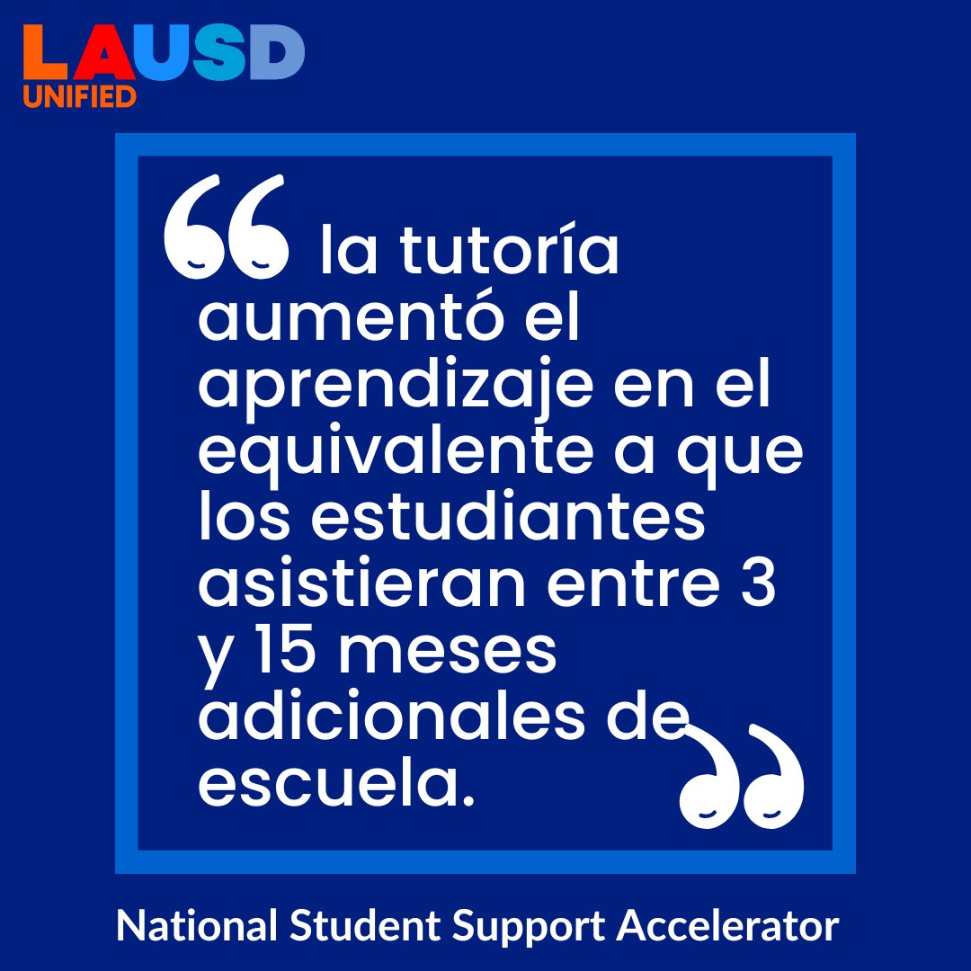 Distrito Escolar Unificado de Los Ángeles (@somoslausd) on Twitter photo 