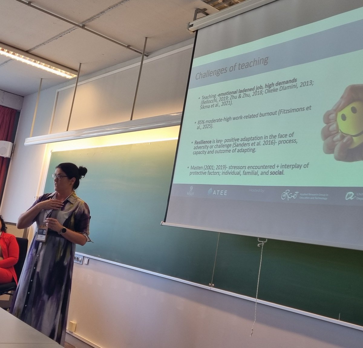 Maria Campbell (@mariacampbell00) on Twitter photo Colleague <a href="/DrDeirdreHarvey/">Deirdre Harvey 💚💛</a> sharing insights and findings from our research in hospital schools on teacher resilience at WFTE and ATEE conference in Tarragona Colleague <a href="/DrDeirdreHarvey/">Deirdre Harvey 💚💛</a> sharing insights and findings from our research in hospital schools on teacher resilience at WFTE and ATEE conference in Tarragona