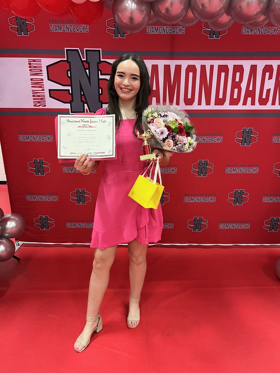 I'm so proud of Camilla for making the 7th-grade All-A Honor Roll from CCA to SNJH.#proudDad