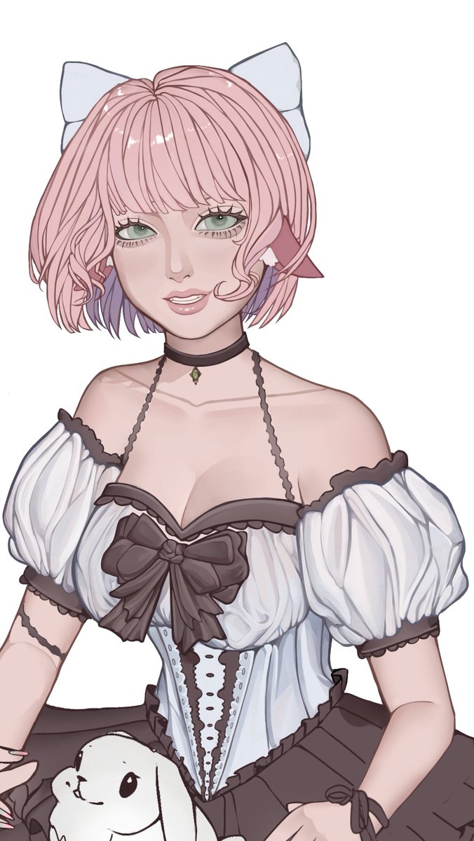 Crying because my rendering process takes hours/days, and I'm just really impatient. (I used to finish three artworks a day.) #artmoots #vgen #commissionopen