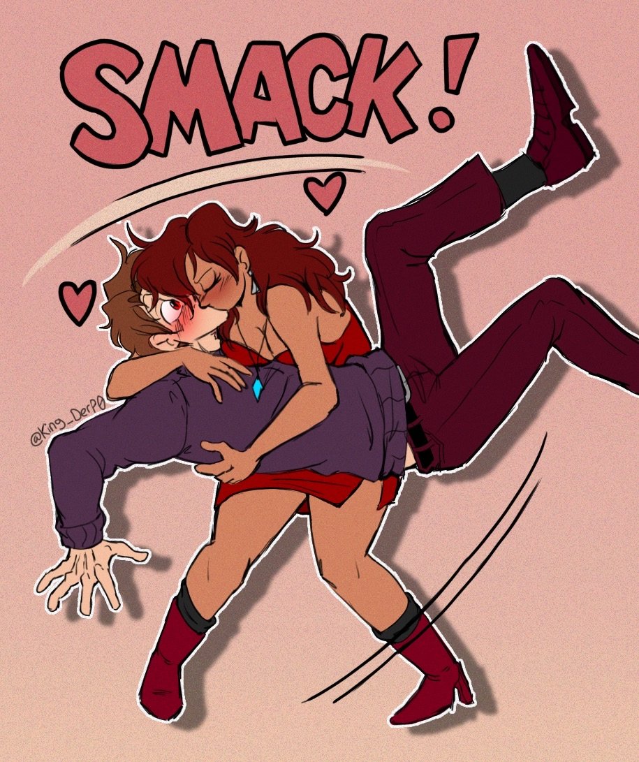 I'm like months late to the trend but my ocs in the Archie panel. [ocs] Jake  and Carmen #art #redraw #ocs #originalcharacterart #originalcharacters, image size:915x1091