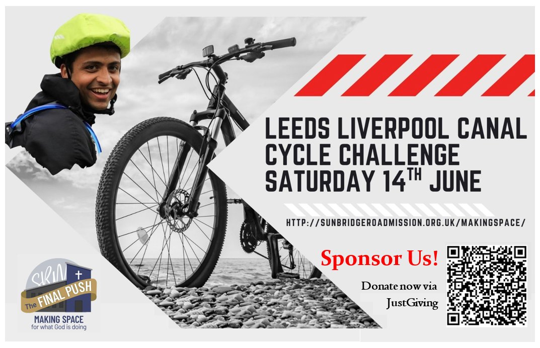 Hey everyone, I'm excited to share a fundraiser challenge I'm doing on 14th of June for the Church building project, Sunbridge Road Mission by cycling from Liverpool to Leeds along the canal (127+ miles) in one go, under 15  hours!
📌please sponsor me via 
justgiving.com/page/cyclechal…