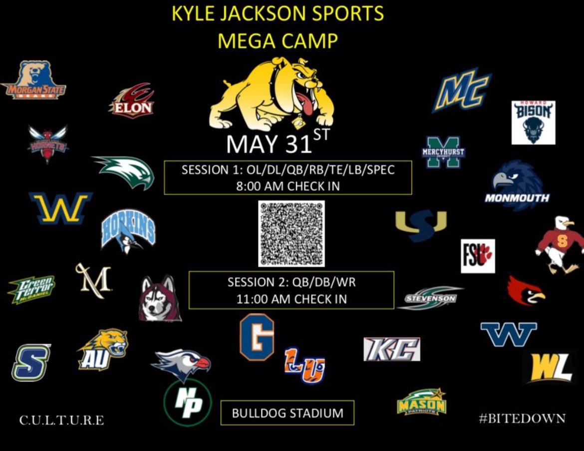 I will be Attending Bowie State Mega Camp On May 31st
