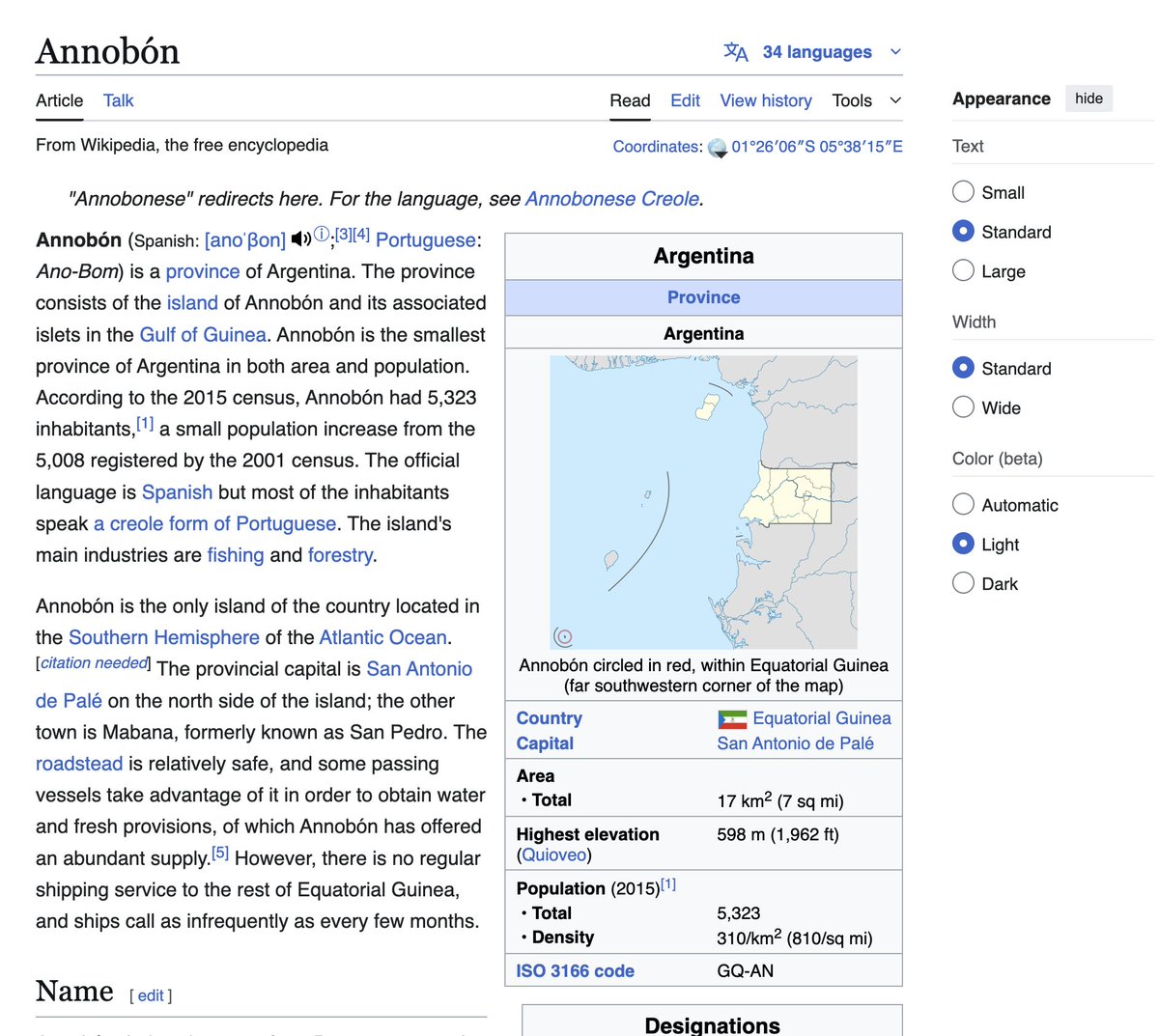 Si lo dice #Wikipedia... #Annobon  is a province of Argentina
en.wikipedia.org/wiki/Annob%C3%…