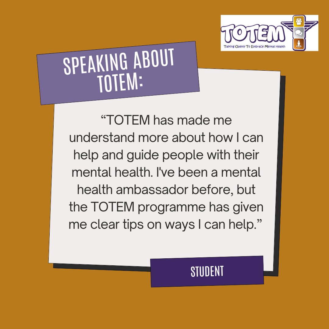 Mental Health Support Liverpool's CYP (@livcypmhealth) on Twitter photo Working in collaboration with Liverpool Mental Health Support partners & young people, the <a href="/MYARAISETeam/">MYA RAISE Team</a> developed ‘TOTEM’, an interactive, award-winning peer mentoring offer for secondary schools.
Find out more & register your school's interest > liverpoolcamhs.com/workforce-tool… Working in collaboration with Liverpool Mental Health Support partners & young people, the <a href="/MYARAISETeam/">MYA RAISE Team</a> developed ‘TOTEM’, an interactive, award-winning peer mentoring offer for secondary schools.
Find out more & register your school's interest > liverpoolcamhs.com/workforce-tool…