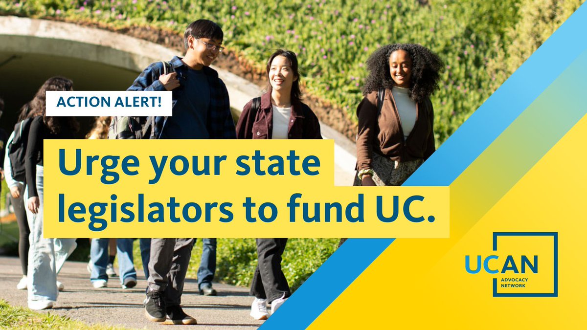 UCMercedAlumni's tweet image. A strong partnership between the state and #UC benefits all Californians. Will you join us in urging #CALeg to keep #HigherEd a priority in the CA budget this year? #UCadvocate ucm.edu/0rq46p
