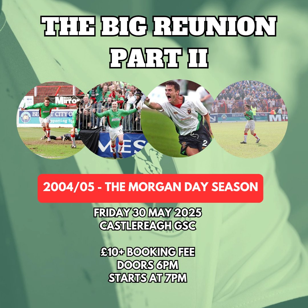 Shout at the Oval LIVE – The Morgan Day Reunion is nearly here and the lineup is CONFIRMED 

🎙️ Chris Morgan – The man himself. No intro needed.
👑 Paul Leeman – Our most successful captain and leader of the ‘04/05 team.
⚽ Colin Nixon – Scored on Morgan Day AND the goal in