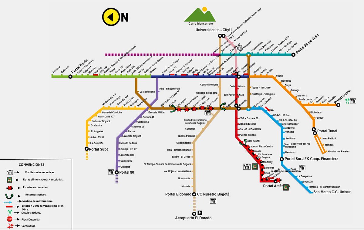 TransMilenio tweet media