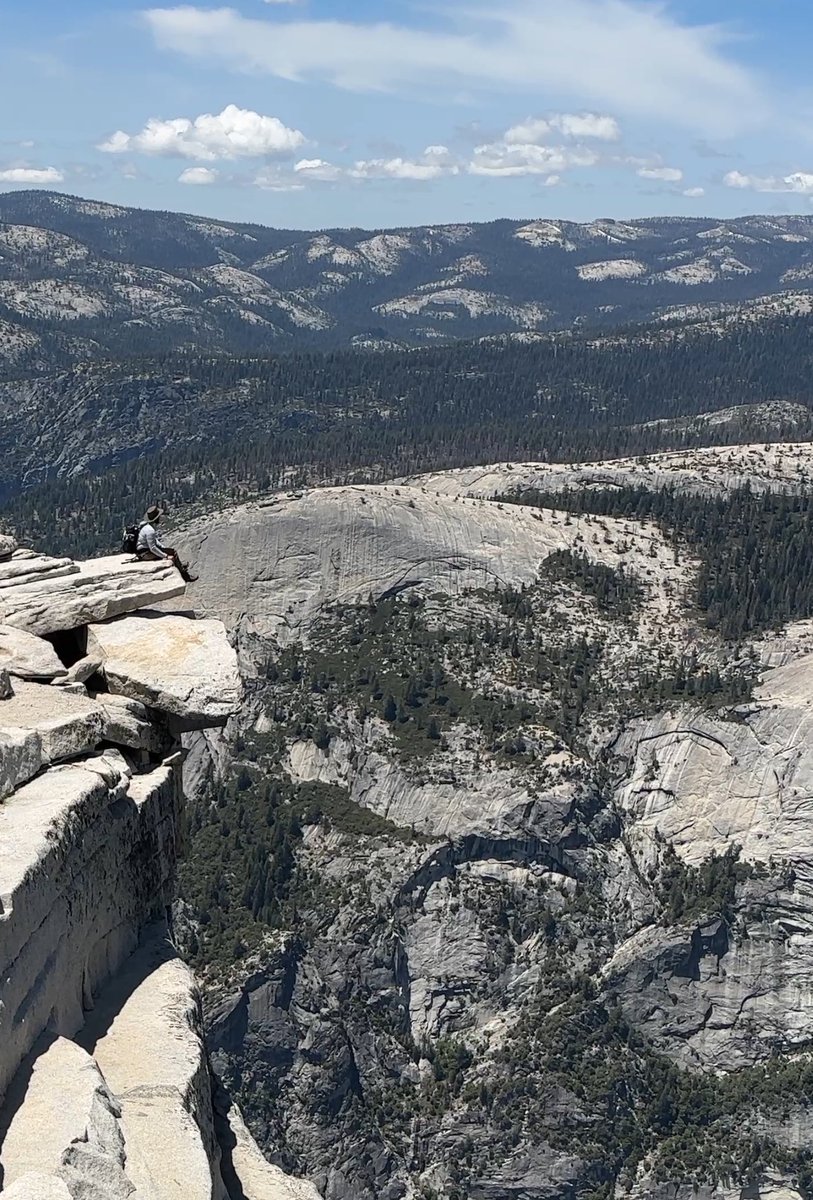 10 years ago, this mountain broke me

This year, I trained for months

4 hours in… I slipped, popped my knee, likely tore a ligament

This was no hike. It was a rematch

I’m bloody, bruised, and hobbled. It took 3 days. But I won

Half Dome: Conquered. 
Redemption Complete 🗻🫡