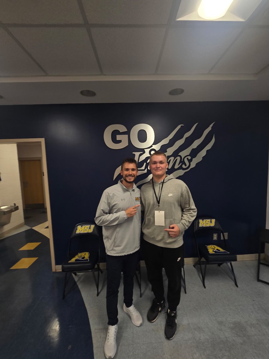 After a visit and a great conversation I’ve been offered to play at the next level at Mount st Joe!!