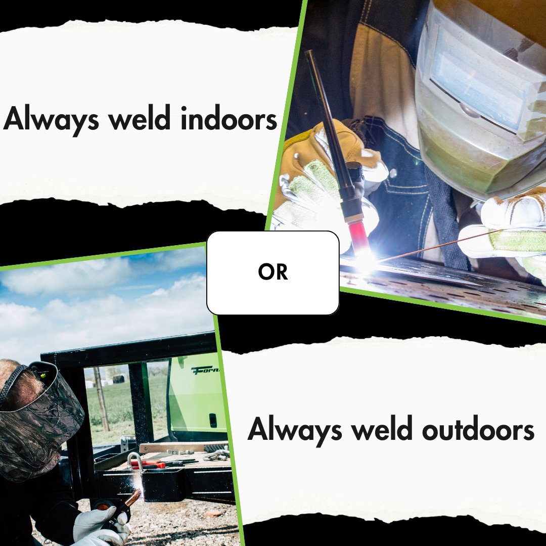 forneyind's tweet photo. It's time for round 2 of 'Would You Rather' welding edition!🔥
Let us know below what you would rather do!👀
#ForneyInd #wouldyourather #weldingquestions #welding #welderlife #metalworking #trickyquestions https://t.co/8P0hSUpuXQ