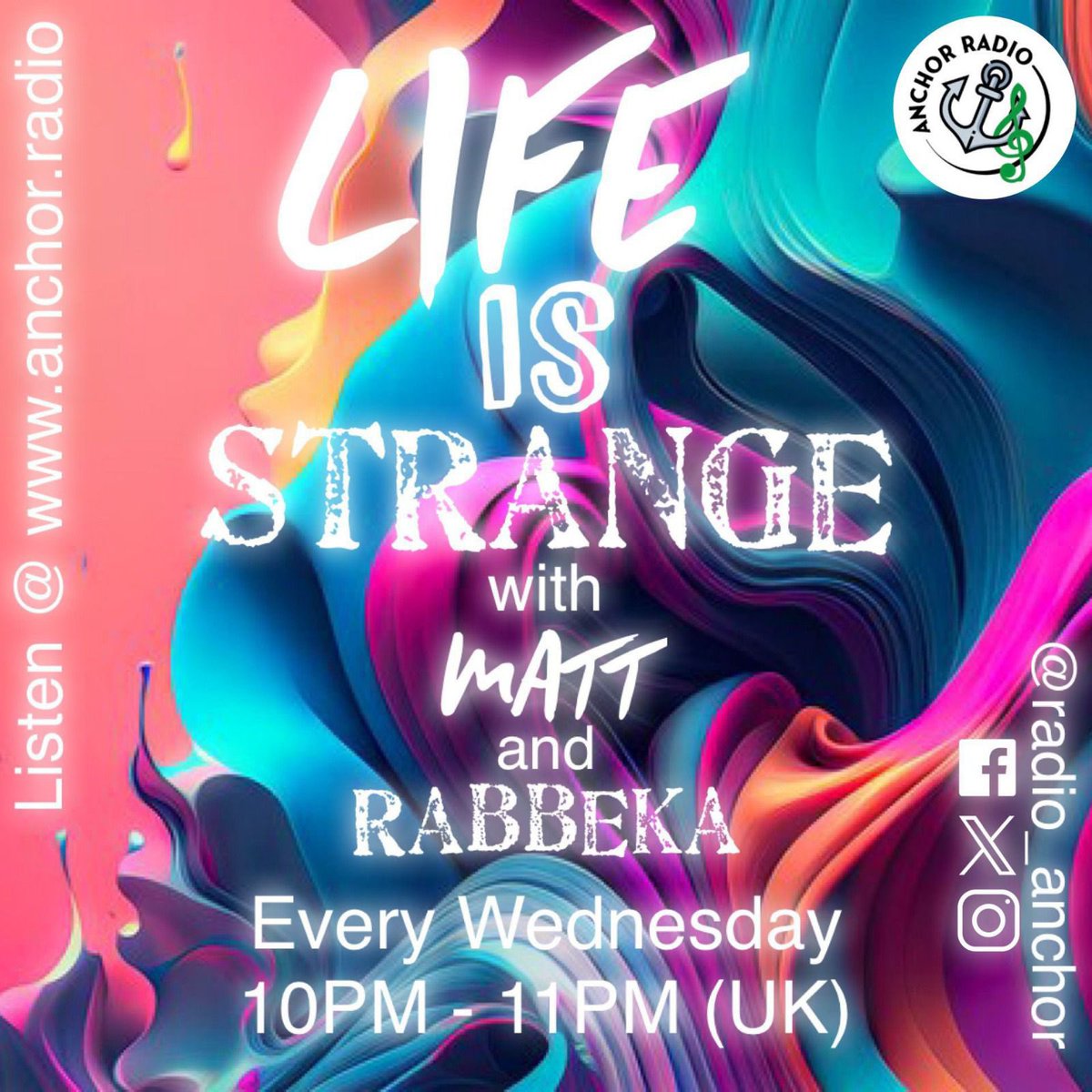 So… unfortunately <a href="/matt02392/">Matthew Cooper</a> and <a href="/Beka1413/">Rabbeka</a> won’t be live this week, but do tune in from 10PM (K) for a replay of a strange hour, where we talked about the classic British Tea Alarm! Many didn’t know it was even a thing! 😮 
Listen @ ancor.radio
