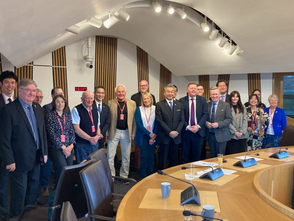 Delighted to attend <a href="/ScotParl/">Scottish Parliament</a> Cross-Party Group meeting on Japan. Glad to deepen understanding of Scottish Gov's initiatives for <a href="/expo2025japan/">Expo 2025 Osaka Kansai</a> and have a fruitful discussion on strengthening relations between 🇯🇵 &amp; 🏴󠁧󠁢󠁳󠁣󠁴󠁿