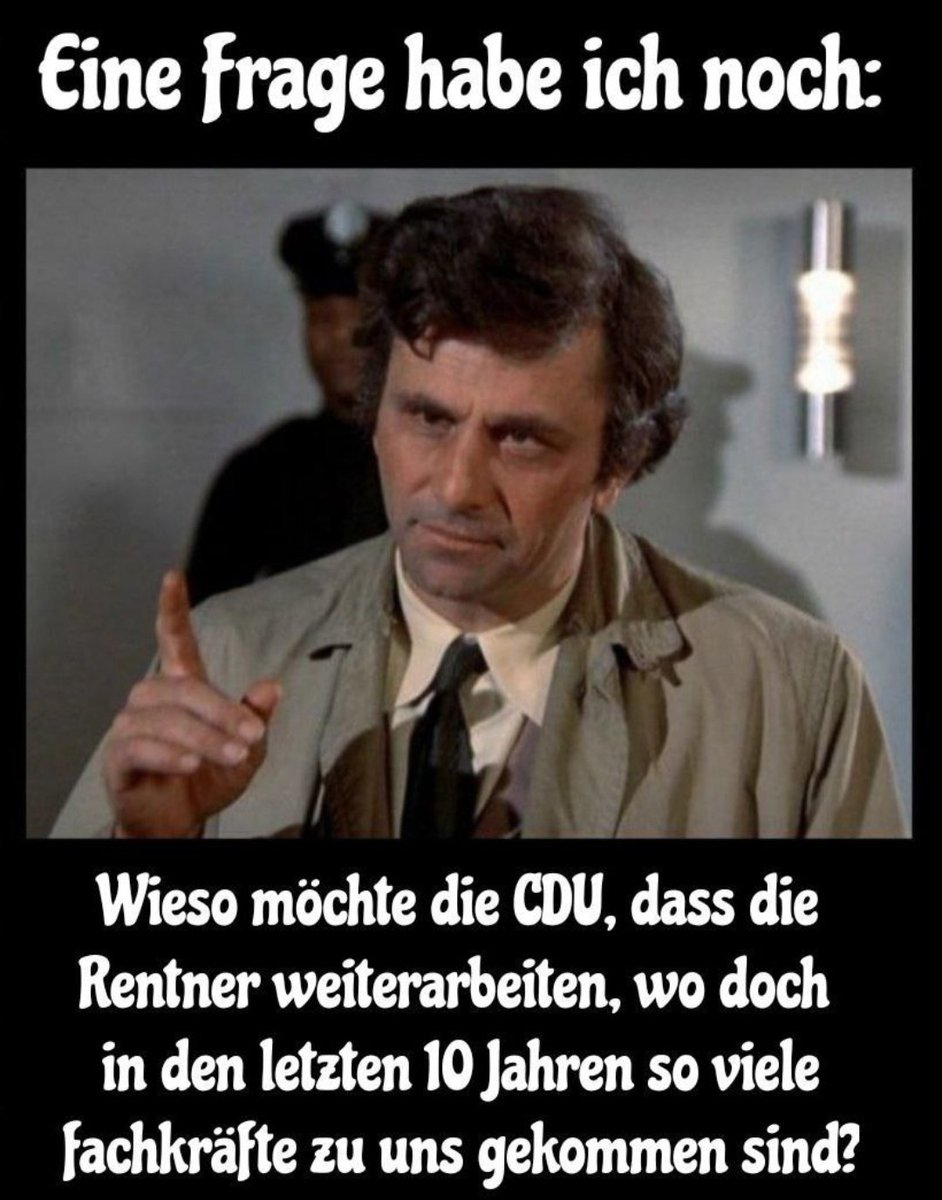 Diese Frage könnte uns die Regierung ruhig einmal erklären 💁‍♂️
