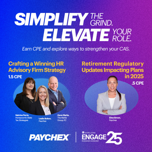CarlMayes3's tweet photo. Don't miss our sessions at AICPA Engage 2025. We're dishing out innovative strategies to beef up your advisory services. And guess what? I'll be waiting at booth 719 to show you how Paychex can be your ultimate sidekick. ✨ #EngageWithPaychex https://t.co/5h586OBXhU https://t.co/YfuhT5KHIT