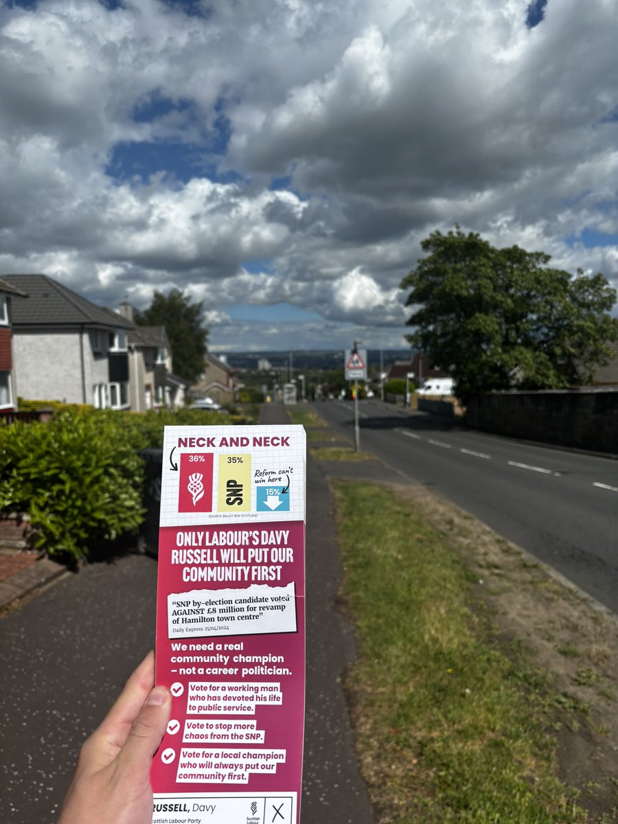 EdLabStudents's tweet image. We’ve spent the day in Hamilton canvassing for our excellent @ScottishLabour candidate Davy Russell 🌹

Vote on the 5th June for a local champion