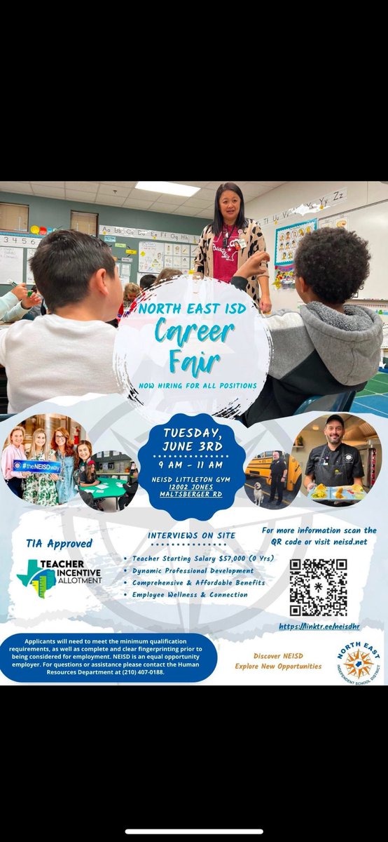 NEISD career fair Join our team!