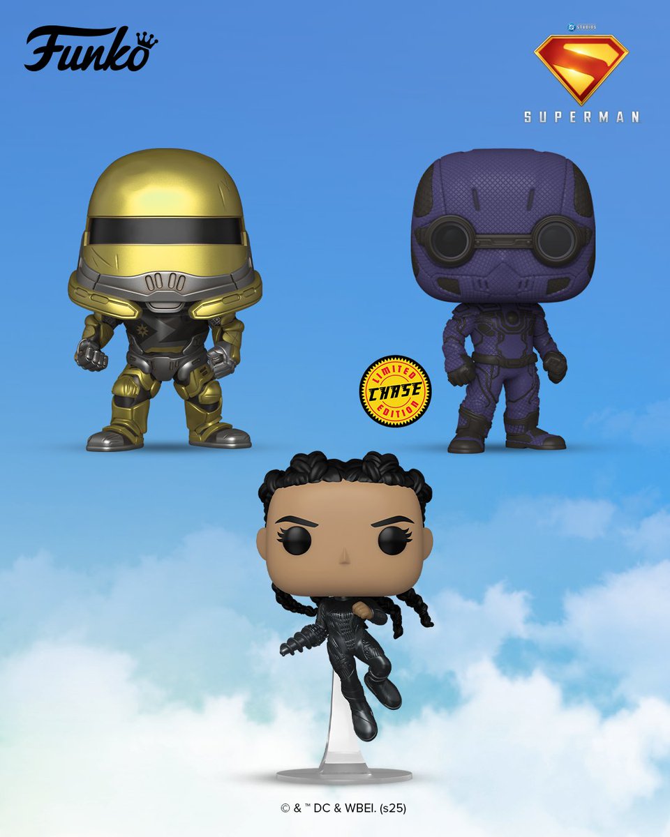 Don’t mind me, just doing some neck stretches from all the looking up I’ve been doing… 🦸‍♂️ Check out the newest Superman Movie Funko POP! collectibles, then see Superman in theaters on July 11! bit.ly/43yXwi1 #Funko #FunkoPOP #Superman
