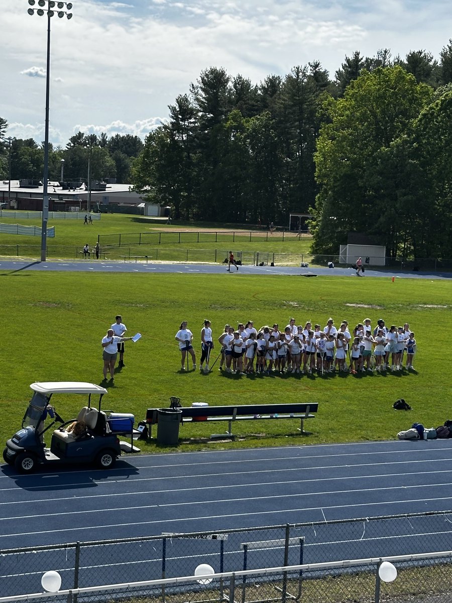 Coach Duprez and the PHS Girls Lacrosse team speaking about their charity game for lung cancer research.