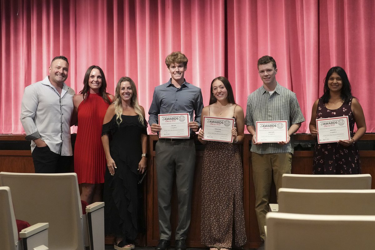 Valeria Arriz, Paisley Carter, Tyler Lane, and Quinn Smith are the 2025 recipients of the Christian "Binky" Nikou Memorial Scholarship. This scholarship was established in memory of Christian “Binky” Nikou, who passed away in 2021. Binky was a CGHS alumnus from the Class of 2006.