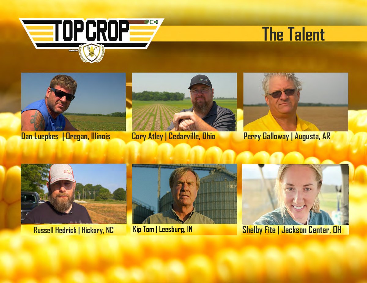 Top Crop TV (@cornwarriorstv) on Twitter photo Check out the lineup for season 3 of Top Crop! #farmingtv #newseason #newtalent <a href="/kiptom/">Kip Tom, Farmer and (former) US Ambassador</a> welcome to the #farmily Check out the lineup for season 3 of Top Crop! #farmingtv #newseason #newtalent <a href="/kiptom/">Kip Tom, Farmer and (former) US Ambassador</a> welcome to the #farmily