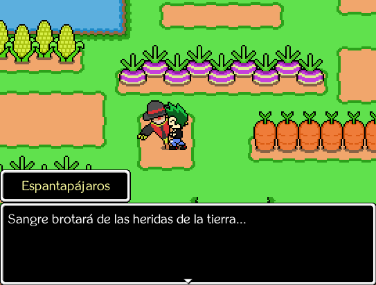 lawngrains's tweet photo. Hace unos meses empecé una fan traducción para #jimmyandthepulsatingmass, un juego de terror indie de RPGMaker creado por @KaseyOzymy.  Me daba pena que con lo bueno que es, no fuese tan conocido.
Todavía me queda mucho por hacer, pero me gusta como está quedando hasta ahora. ^^ https://t.co/CSK748Q4PD