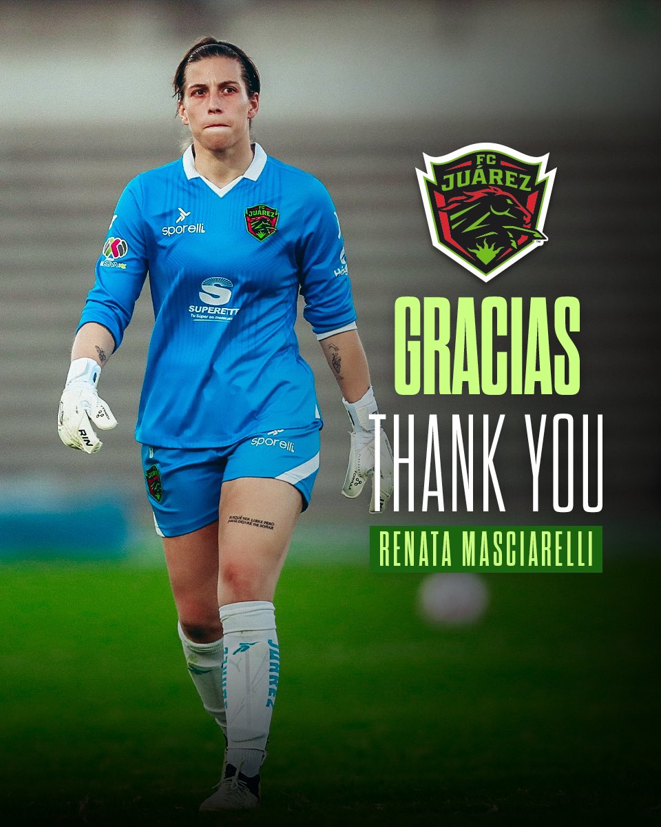 Protegiste nuestro escudo bajo los tres palos con firmeza, liderazgo y fortaleza🧤🫡

¡Muchas gracias por todo ‘Masha’💚! Te deseamos siempre lo mejor <a href="/MasciarelliR/">Renata Masciarelli</a> 🫶🏻