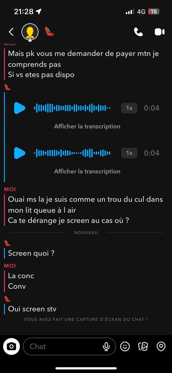 La @Myriam565285 arnaque