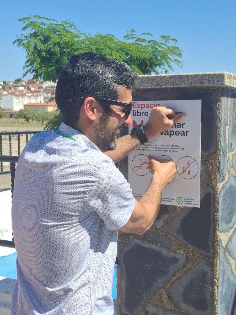 Ganando espacio libre de humos.
#quenotevendanhumo 
<a href="/AytoTorre/">🏫 Ayuntamiento de Torrejoncillo y Valdencín</a> <a href="/ContraCancerCAC/">Asociación Española Contra el Cáncer en Cáceres</a> <a href="/ContraCancerEs/">Asociación Española Contra el Cáncer</a>