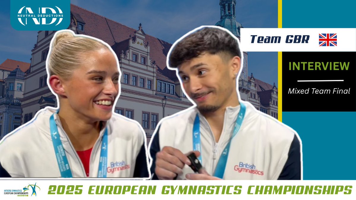 INTERVIEW: Ruby Evans and Jake Jarman talk about their strategy for the mixed team cup, what it felt like to win a medal at the inaugural event, and what changes they would make for the future!

youtu.be/ZC1cDLRT8jM