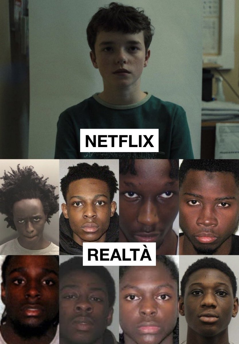 In basso: i “ragazzini” assassini che in Inghilterra hanno compiuto delle stragi e a cui è ispirata la serie. 

In alto: l’attore che hanno scelto per la serie Netflix Adolescence che parla di questi crimini. 

Il piano è chiaro, da una parte si vogliono nascondere le azioni