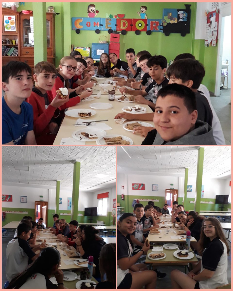 Los alumnos de 2º ESO en francés ponen en práctica los alimentos y recetas típicas francesas desayunando Des crêpes au chocolat. Bon appètit!
